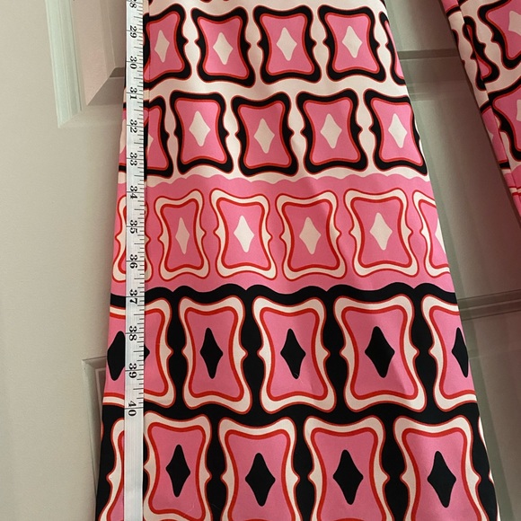 ZARA GEOMETRIC PRINTED PANTS - Picture 11 of 14